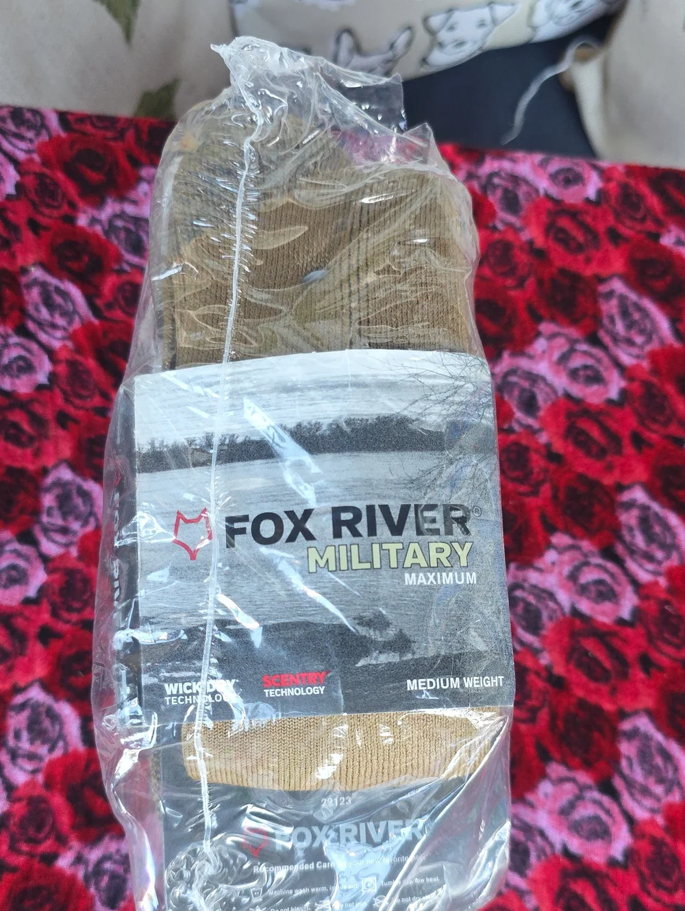 Fox River Military Boot Socks 3-Pack - Coyote Brown - Size Medium - NIP